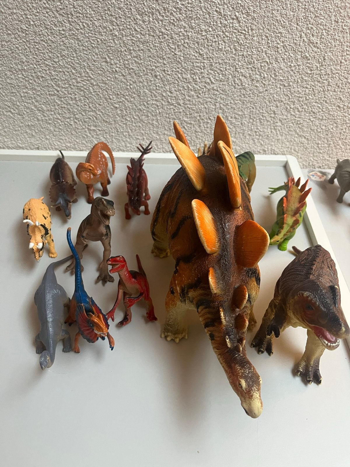 Dinosaurus en boerderijdieren speelgoed set, Ophalen of Verzenden, Gebruikt