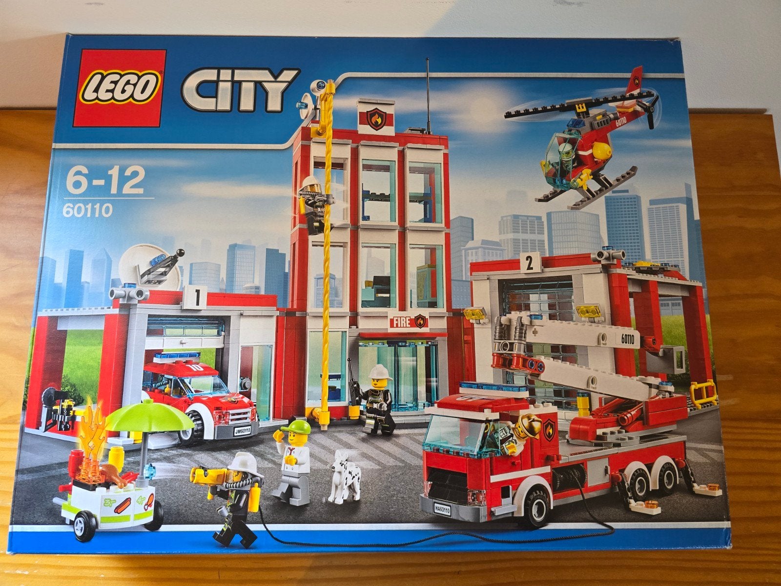 LEGO City Brandweerkazerne 60110 - Complete set, Ophalen of Verzenden, Zo goed als nieuw, Overige merken