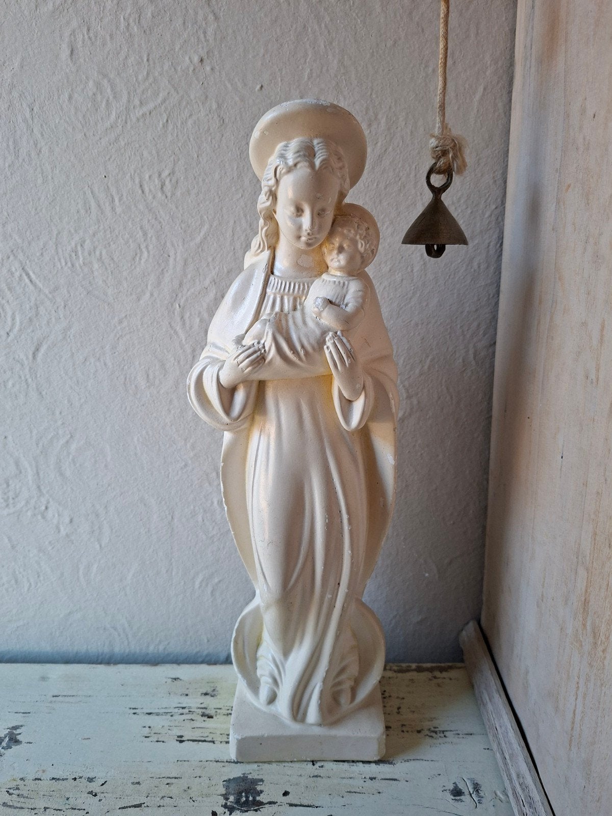 brocante maria met kind, Ophalen of Verzenden