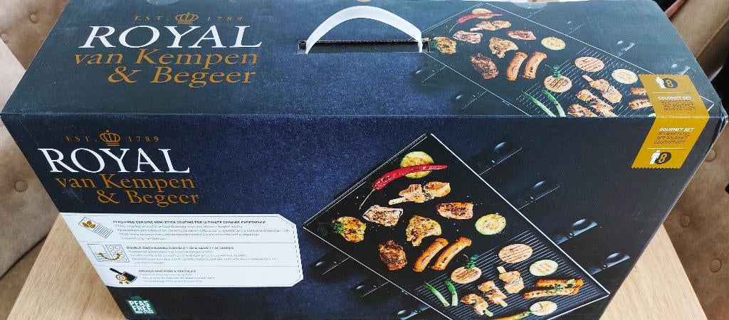 royal van kempen & begeer gourmetset gourmetstel, Witgoed en Apparatuur, Gourmetstellen, Ophalen of Verzenden, Nieuw, 8 personen of meer