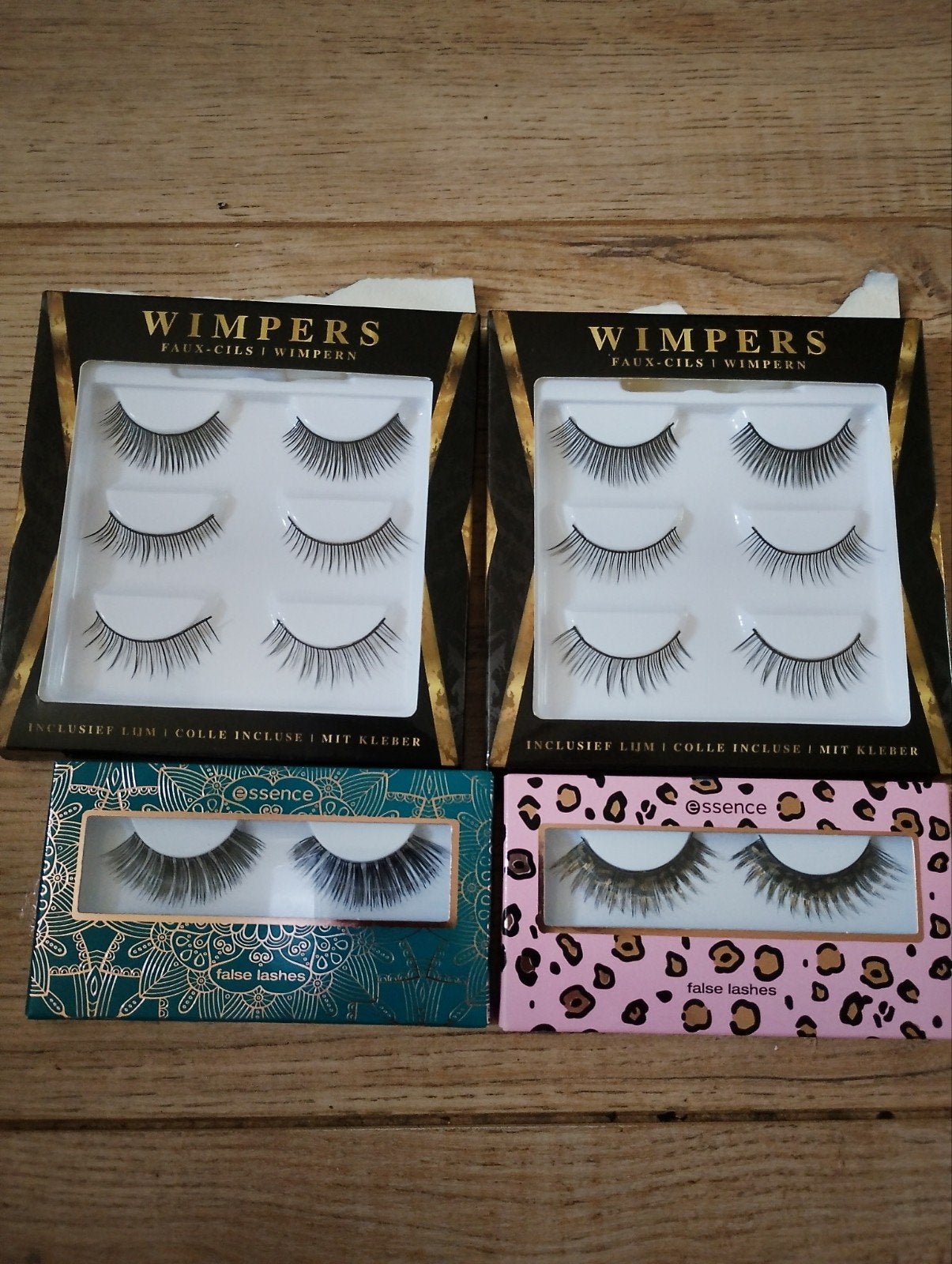Wimpers en False Lashes - Diverse sets, Ogen, Zwart, Nieuw, Ophalen of Verzenden