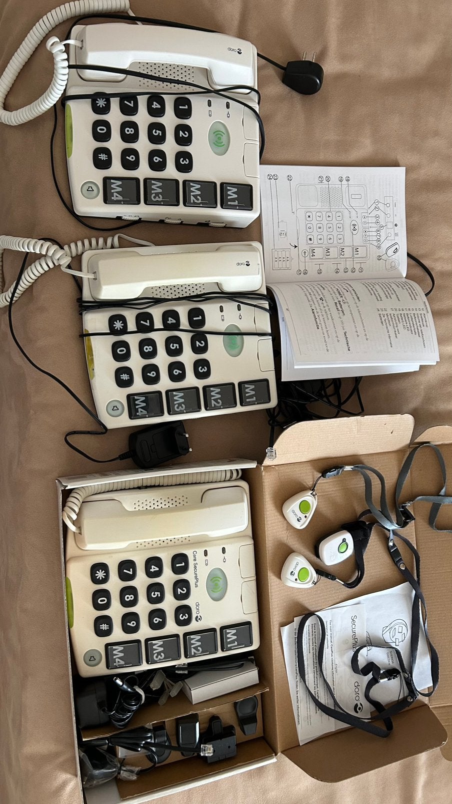 Senioren telefoon, Ophalen, Gebruikt