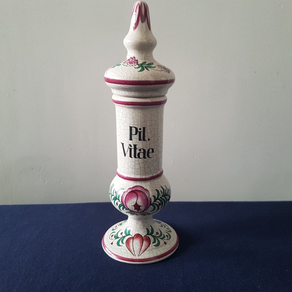 Apothekers pot merk Herr Fayence Gemarkeerd, Ophalen of Verzenden