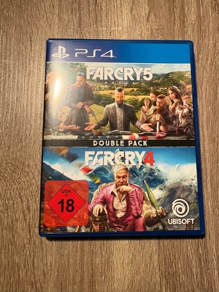 Far Cry 4 & Far Cry 5 Double Pack Playstation 4, Avontuur en Actie, Vanaf 18 jaar, 1 speler, Ophalen of Verzenden