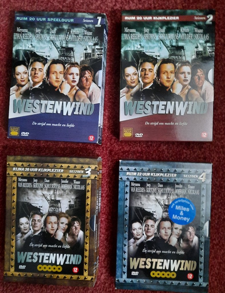 4 SEIZOENEN WESTENWIND - 1 t/m 4, Alle leeftijden, Ophalen of Verzenden, Zo goed als nieuw, Komedie