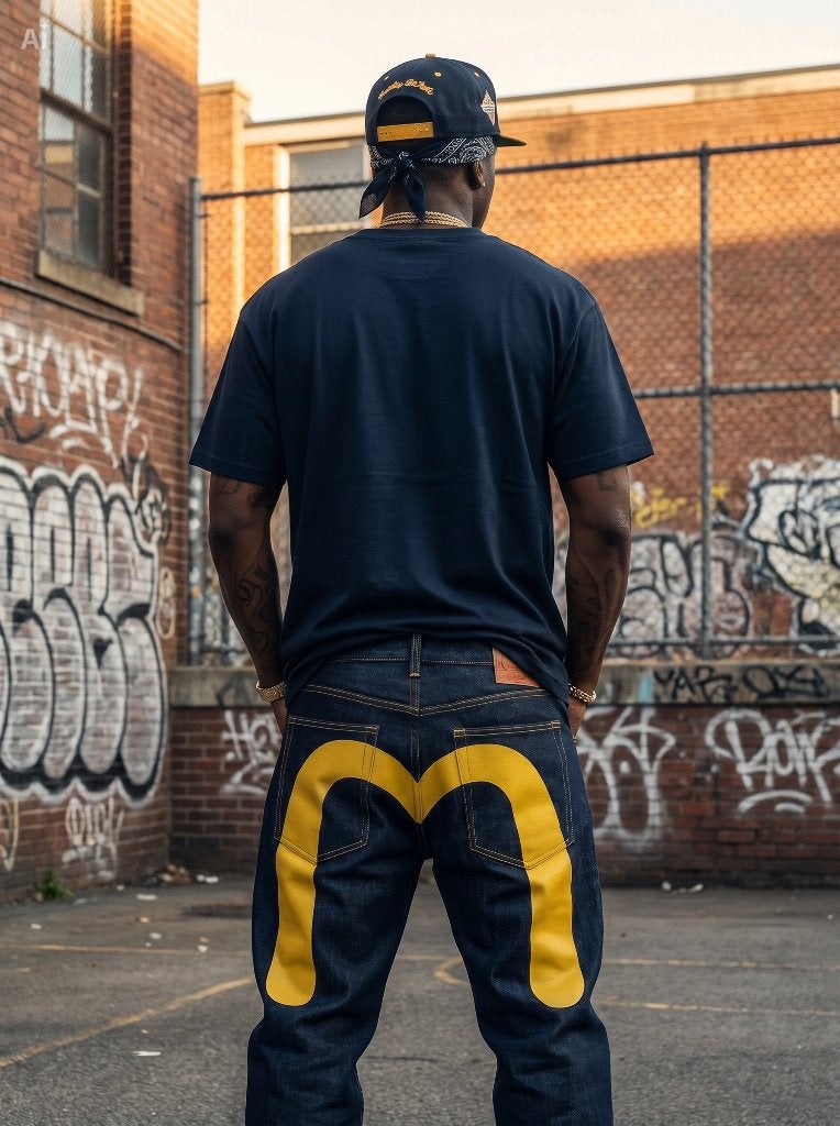 Evisu Jeans Size XL, Kleding | Dames, Overige Dameskleding, Zo goed als nieuw, Ophalen of Verzenden