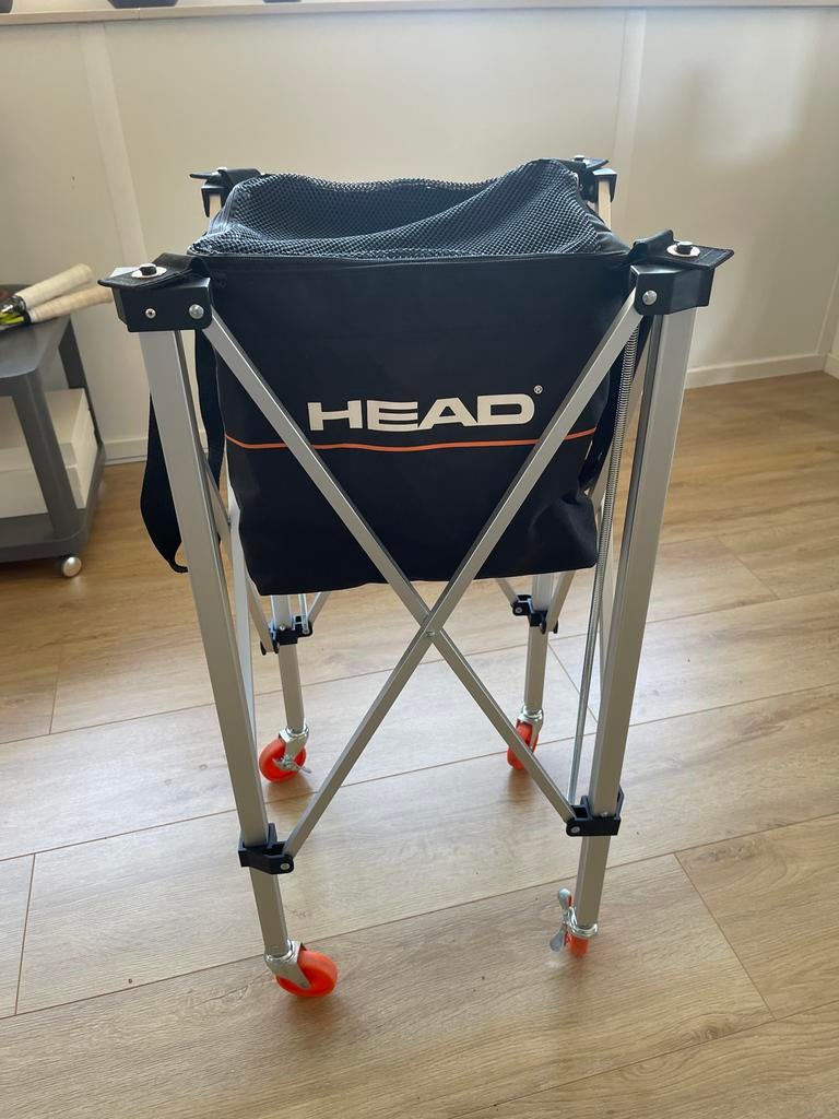 Head Tennis Ballenwagen. Opvouwbaar, twee keer gebruikt!, Sport en Fitness, Tennis, Overige typen, Zo goed als nieuw, Head, Ophalen