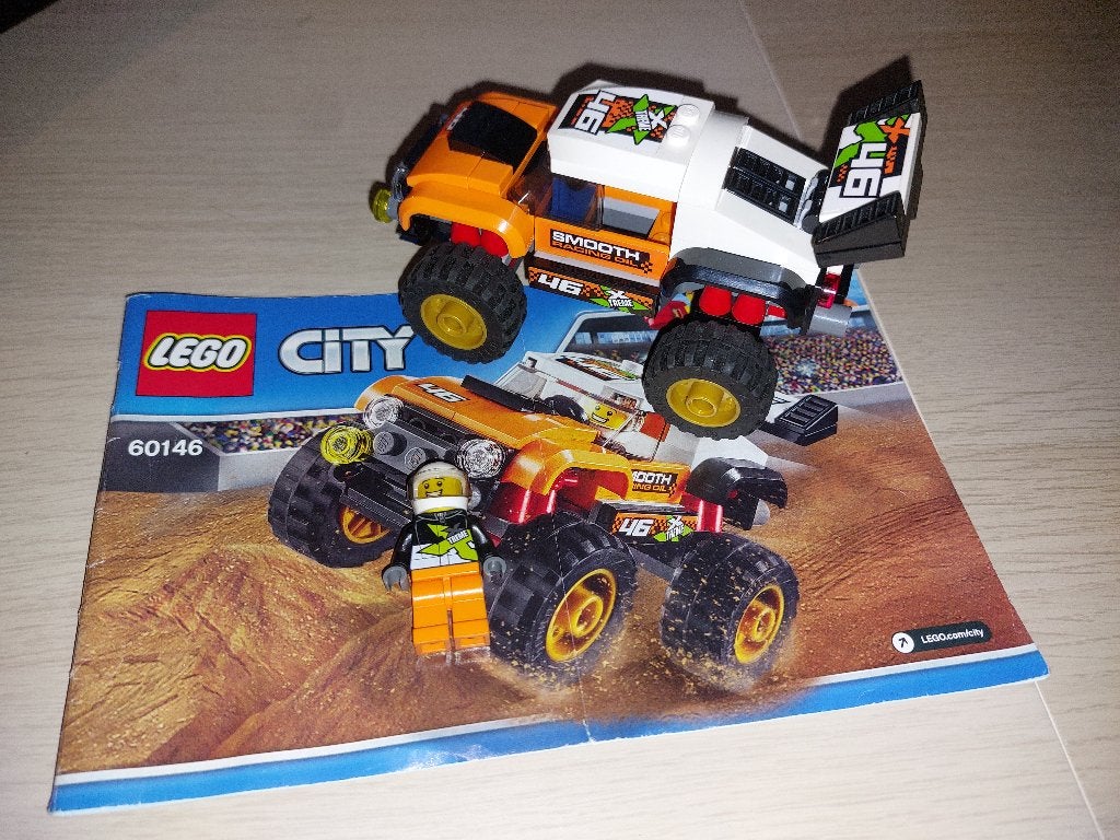 LEGO City 60146 Stunt Truck, Lego, Ophalen of Verzenden, Inclusief instructies, Complete set