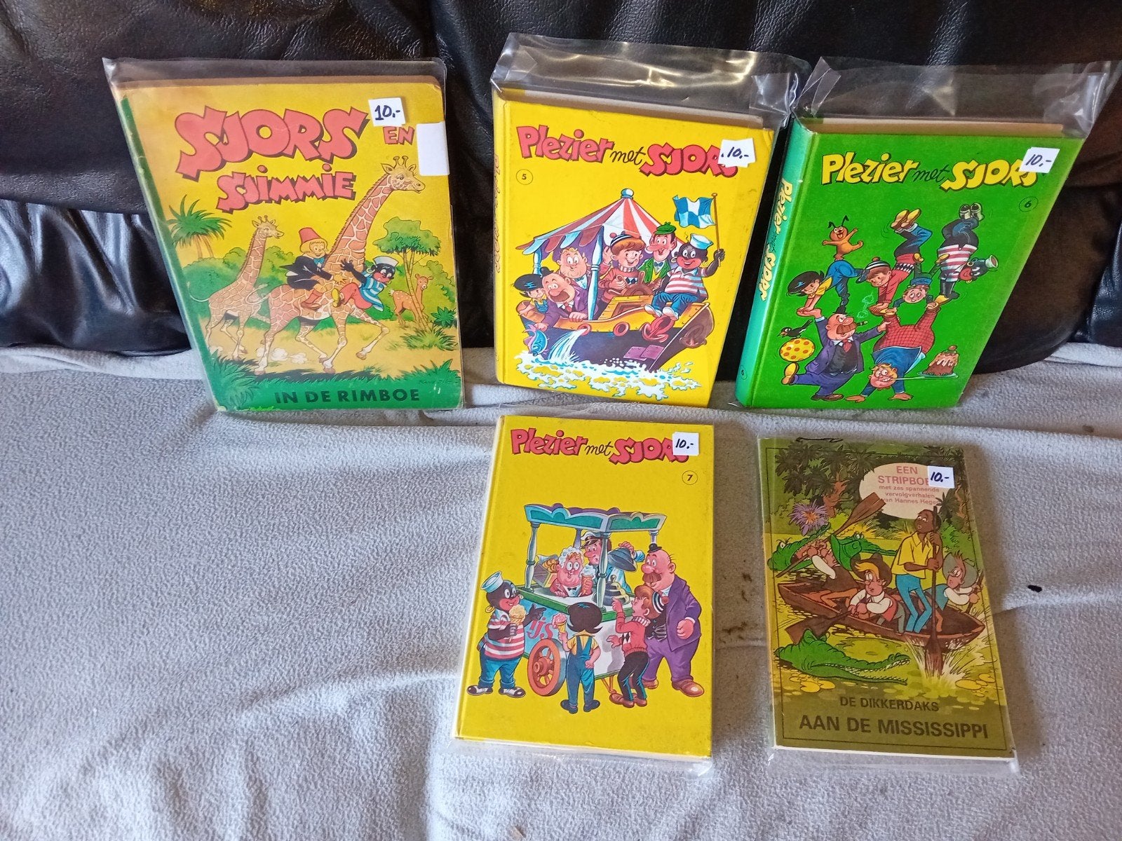 OUDE  STRIPBOEKEN  VAN SJORS EN  SJIMMIE UIT 1960 / 1975, Boeken, Stripboeken, Meerdere stripboeken, Ophalen of Verzenden, Zo goed als nieuw