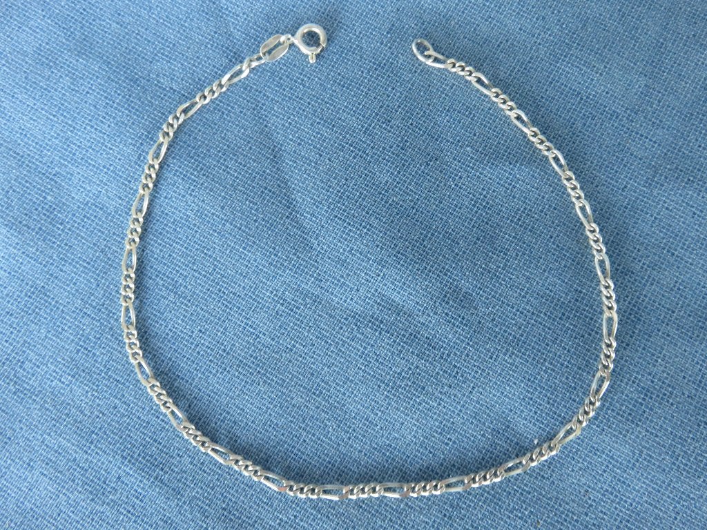 Vintage armbandje in 925 karaat zilver . 20e eeuw, Ophalen of Verzenden, Zo goed als nieuw, Zilver, Zilver