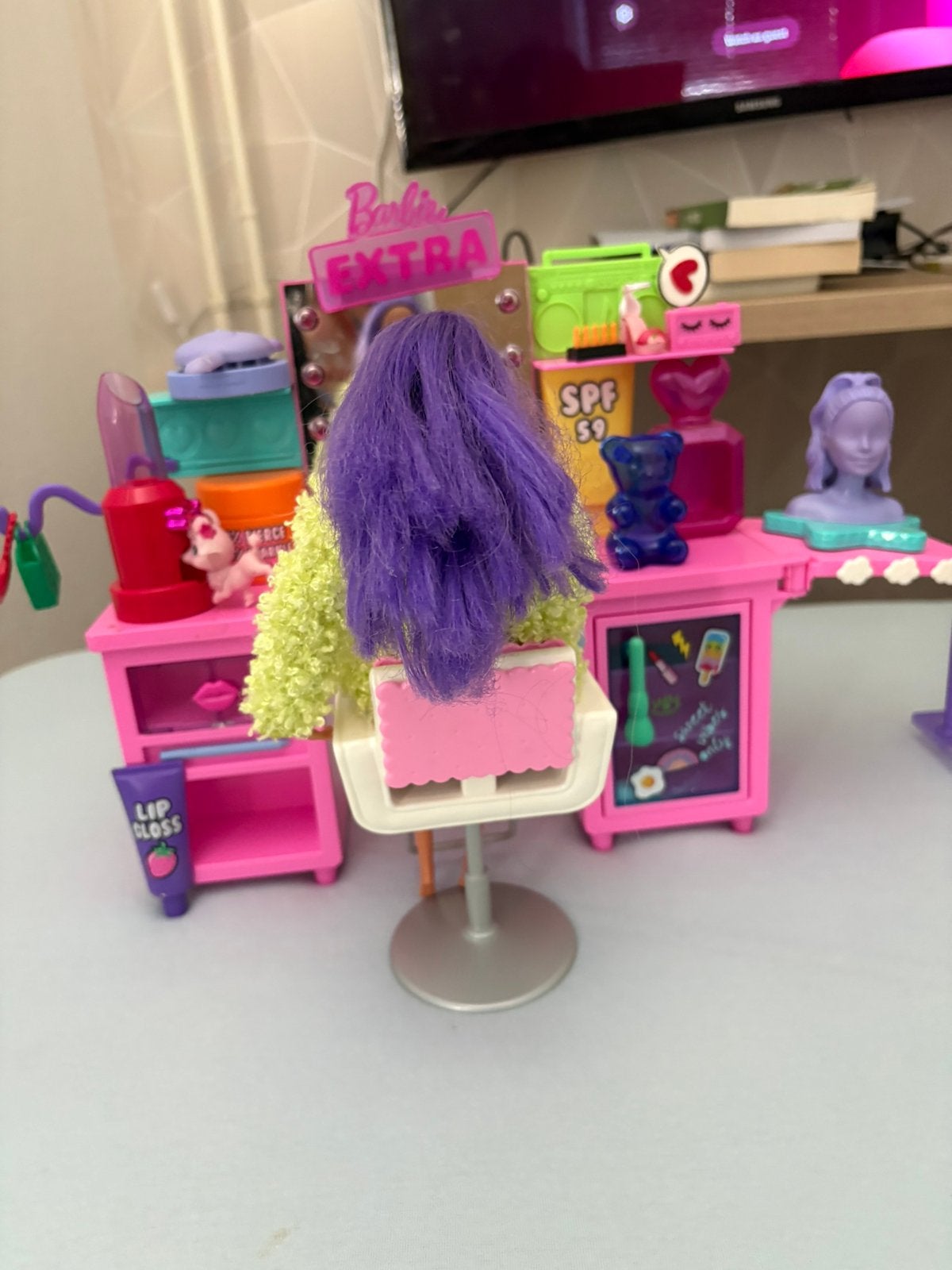 Barbie make up tafeltje, Ophalen of Verzenden, Zo goed als nieuw