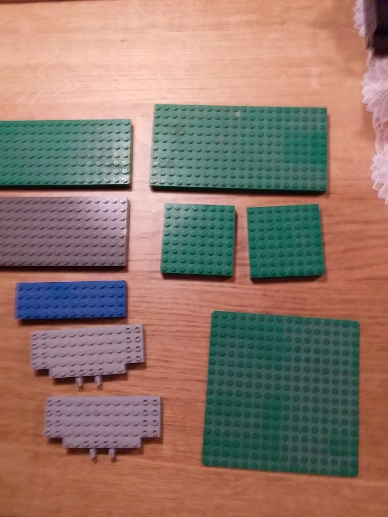 lego base plates, Ophalen of Verzenden, Gebruikt, Losse stenen, Lego