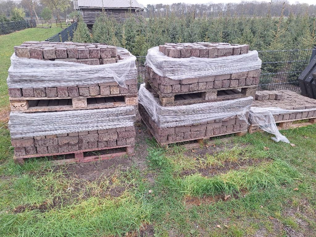 TE KOOP 18 M2 GEBAKKEN KLINKERS 10-DUIMERS, Tuin en Terras, Tegels en Klinkers, Ophalen, Gebruikt, Keramiek, Klinkers