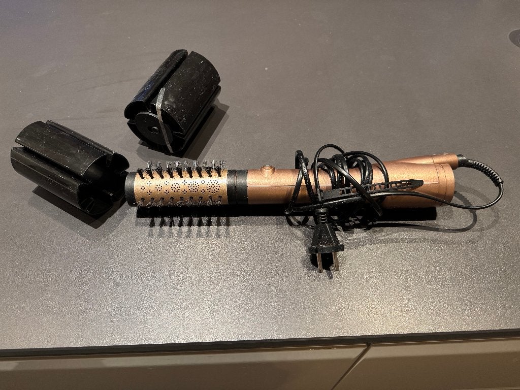 BaByliss dual roterende föhnborstel - Zo goed als nieuw, Ophalen, Zo goed als nieuw, Haarverzorging
