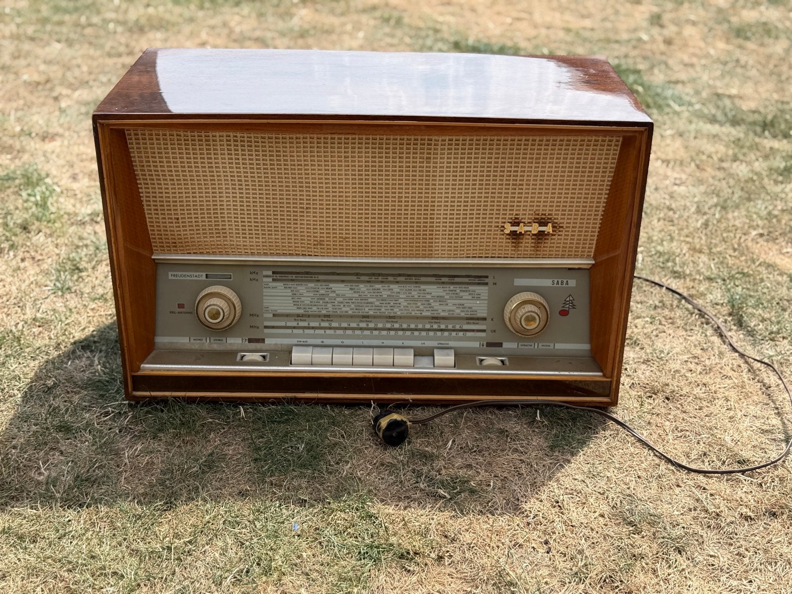 Vintage SABA Freudenstadt 8 buizenradio - Werkend, Ophalen of Verzenden, Gebruikt, Radio
