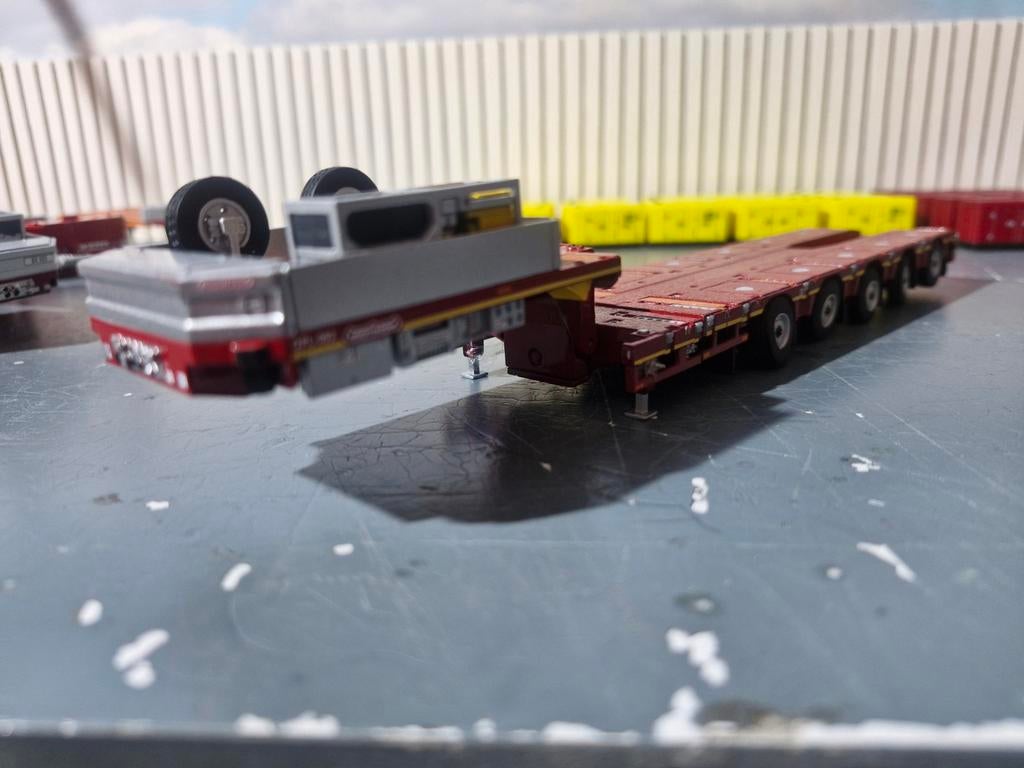 Dieplader uitschuifbaar nooteboom 5 asser wsi, Ophalen of Verzenden, Zo goed als nieuw, Bus of Vrachtwagen, Wsi