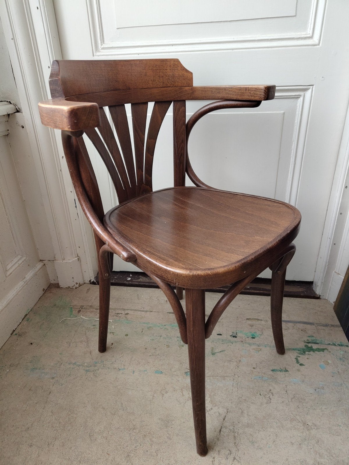 6 Klassieke Houten Eetkamerstoelen, Ophalen of Verzenden