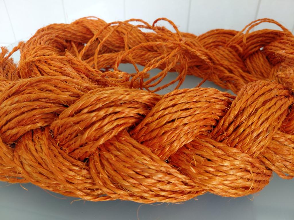Macrame touw, Ophalen