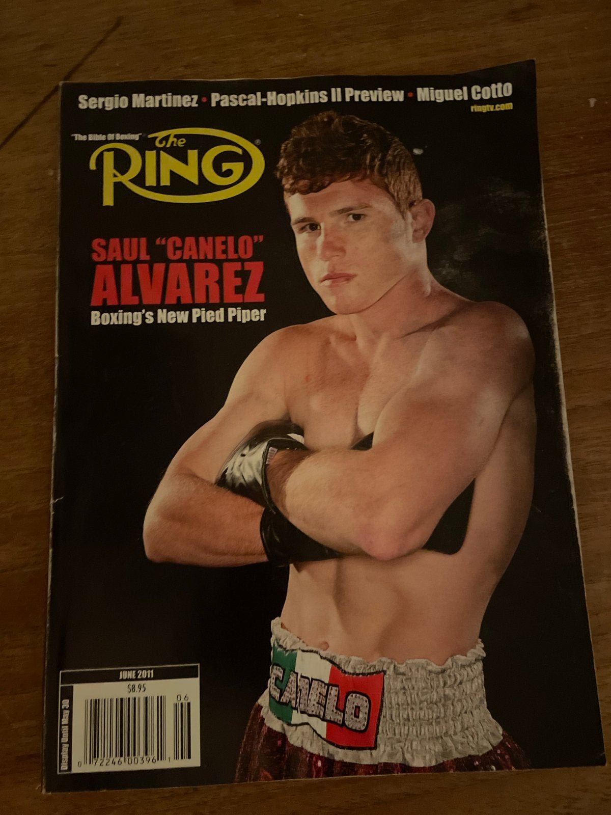 The Ring Magazine Juni 2011 - Saul "Canelo" Alvarez, Ophalen of Verzenden, Zo goed als nieuw, Sport en Vrije tijd