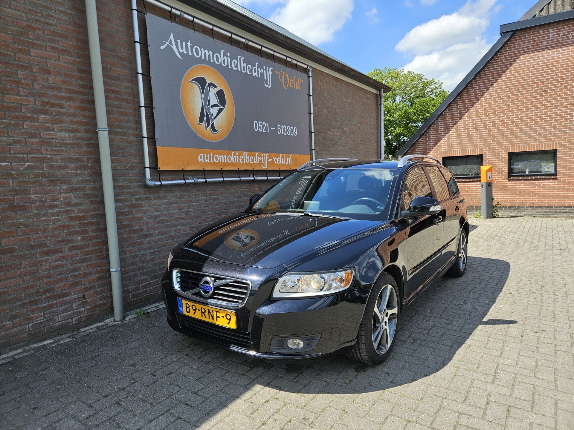 Volvo V50 2.0 Kinetic (bj 2011), Auto's, Volvo, Gebruikt, Zwart, 4 cilinders, Zwart