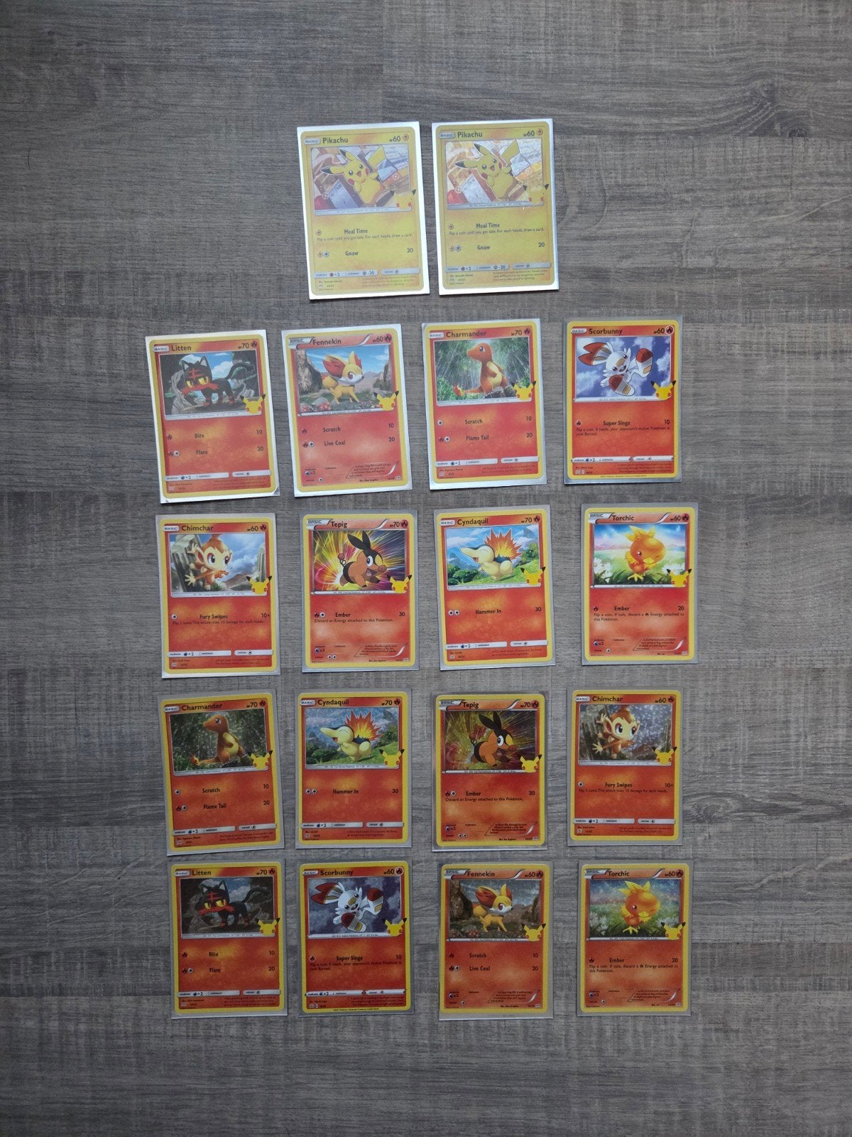 Pokémon 25th Anniversary Holo & Non-Holo Set, Ophalen of Verzenden, Nieuw