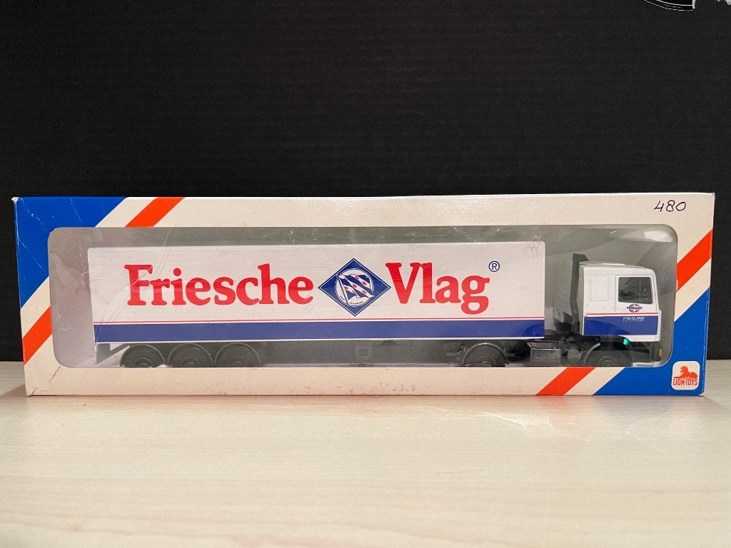 Lion Cars Daf 95 Friesche Vlag, Ophalen of Verzenden, Nieuw, Bus of Vrachtwagen, Lion Toys