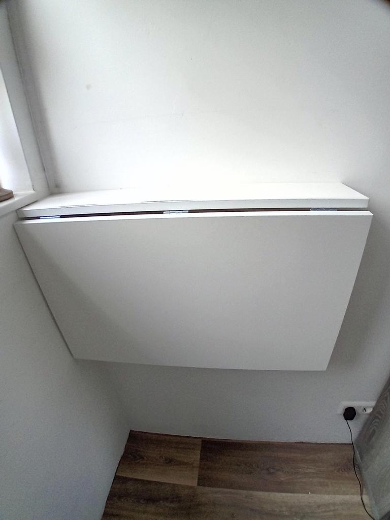 Opklaptafel Ikea Norberg, Huis en Inrichting, Minder dan 55 cm, Ophalen of Verzenden, Zo goed als nieuw, 60 cm of meer