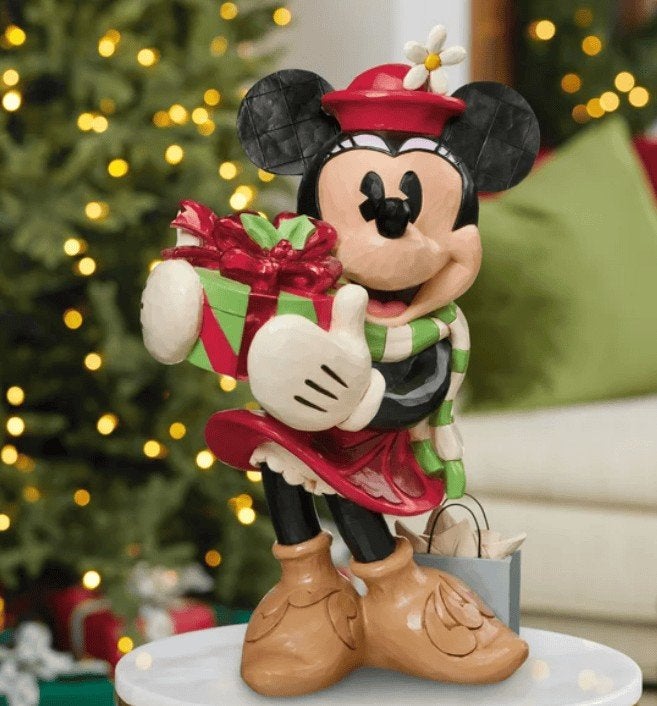 Disney Traditions Minnie Mouse beeld 40 cm Jim Shore nieuw, Ophalen of Verzenden, Mickey Mouse, Nieuw, Beeldje of Figuurtje
