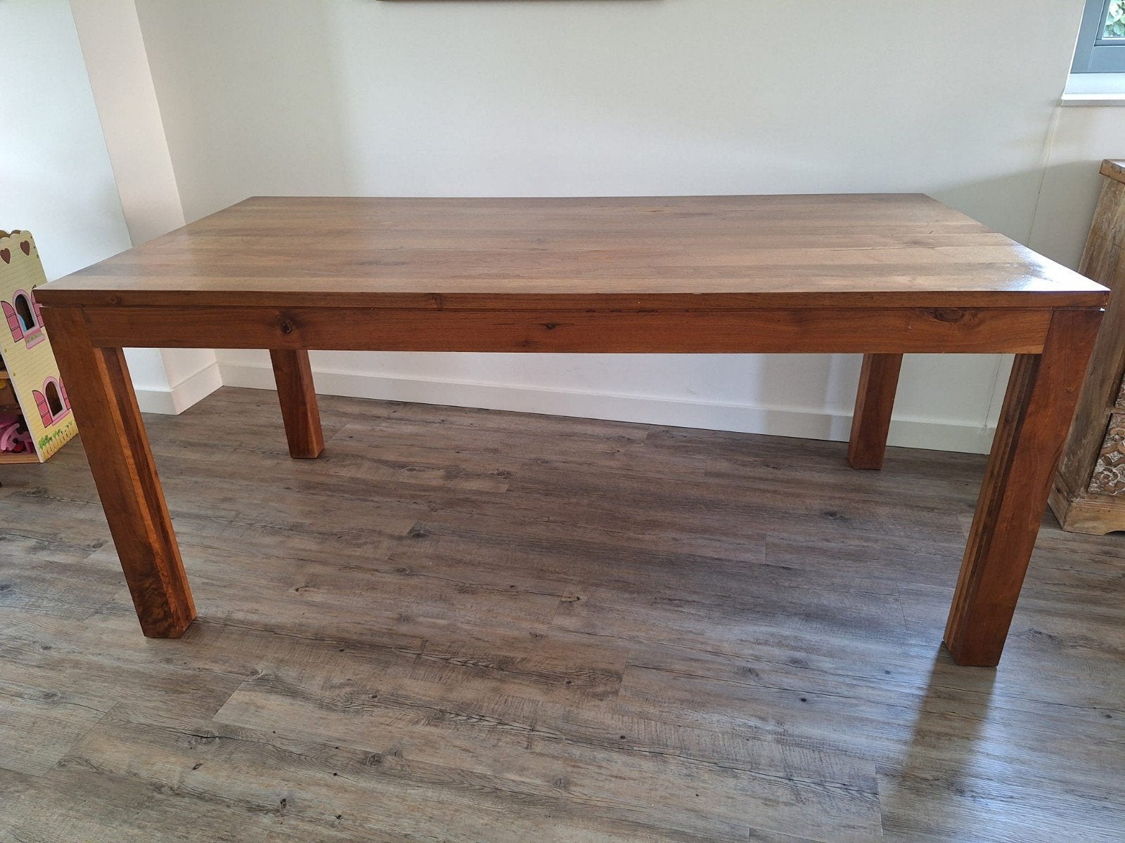 Eettafel in goede staat, Ophalen, 50 tot 100 cm, Zo goed als nieuw, 150 tot 200 cm