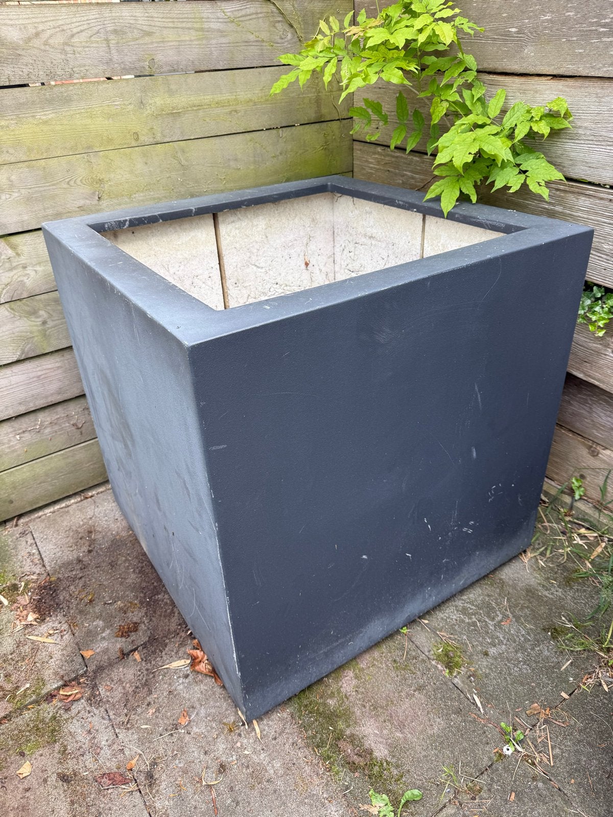 Grote kunststof plantenbak 80x80x80 cm, Ophalen, Kunststof, Gebruikt, Vierkant