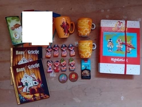 efteling muts mok puzzel - sloffen - spel - poppetjes boeken, Verzamelen, Ophalen of Verzenden, Gebruikt, Gebruiksvoorwerp