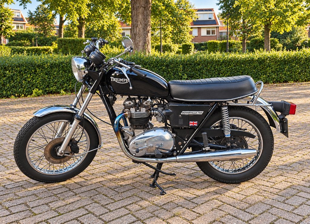 Triumph Bonneville 750 - T140V - 1982 - Matching Numbers, 750 cc, 2 cilinders, Occasion, Motorrijbewijs A