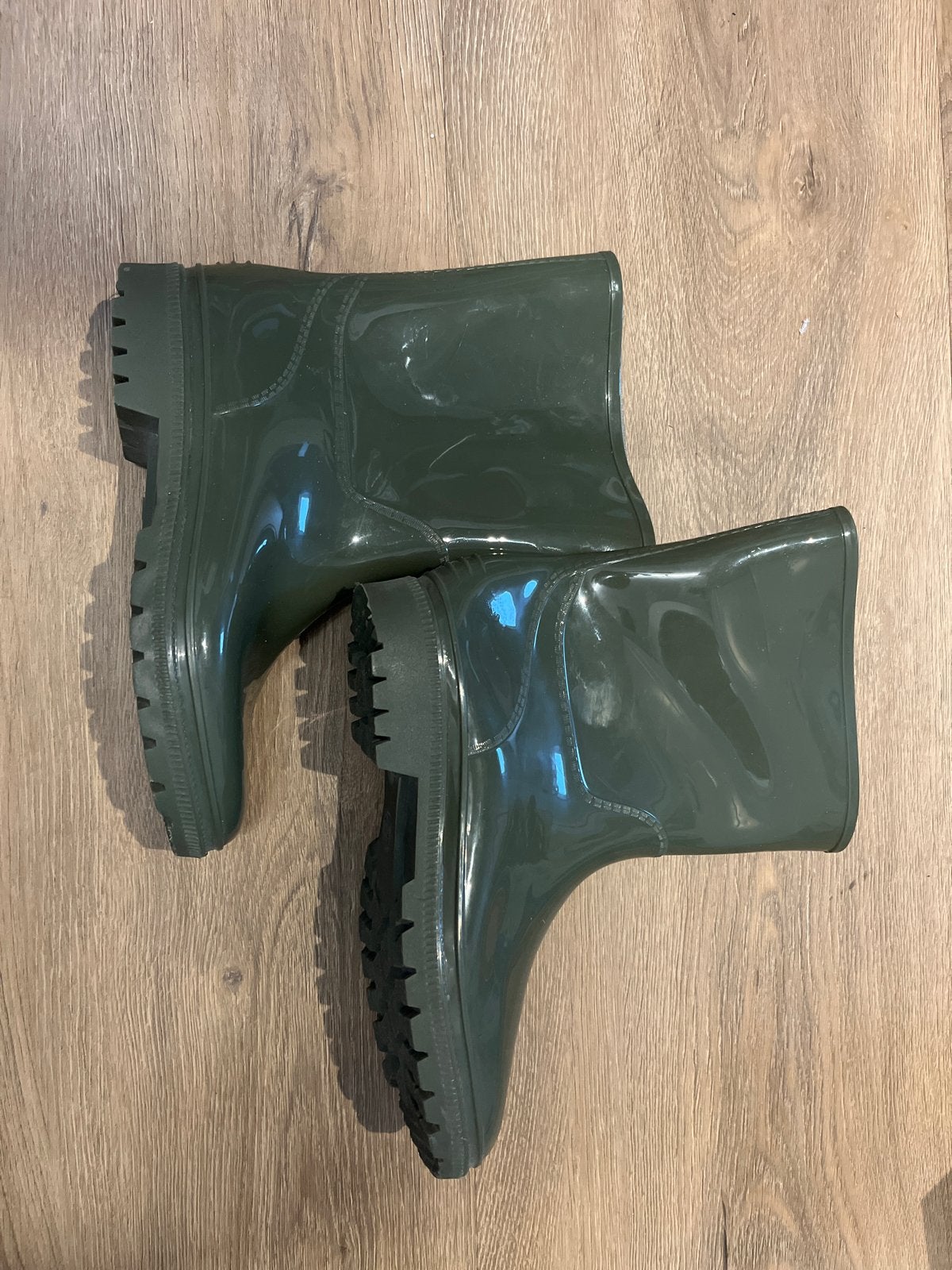 Groene regenlaarzen - Maat 33, Ophalen of Verzenden, Zo goed als nieuw, Jongen of Meisje, Laarzen