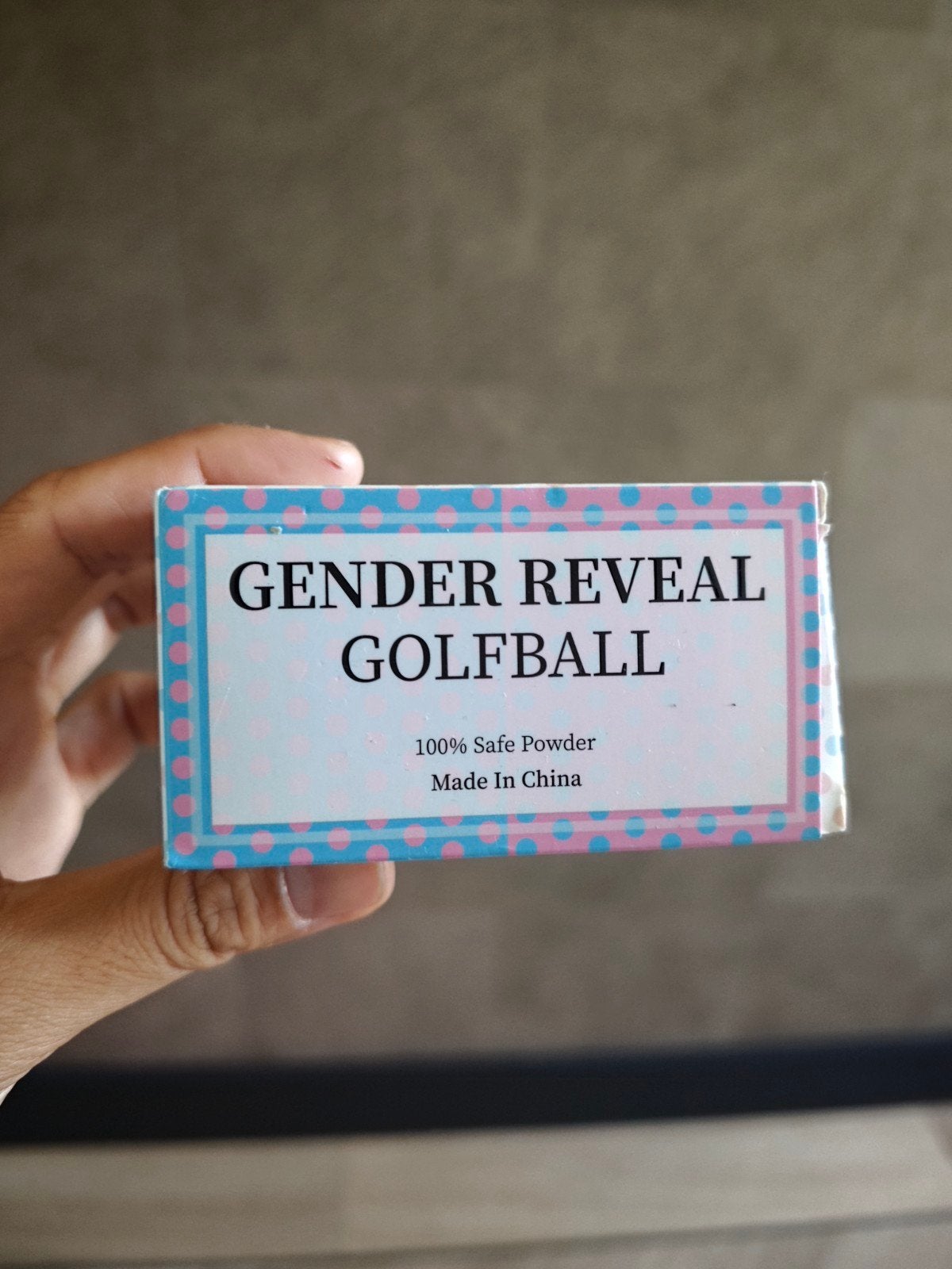 Gender Reveal Golfbal - Roze Poeder, Ophalen of Verzenden, Nieuw
