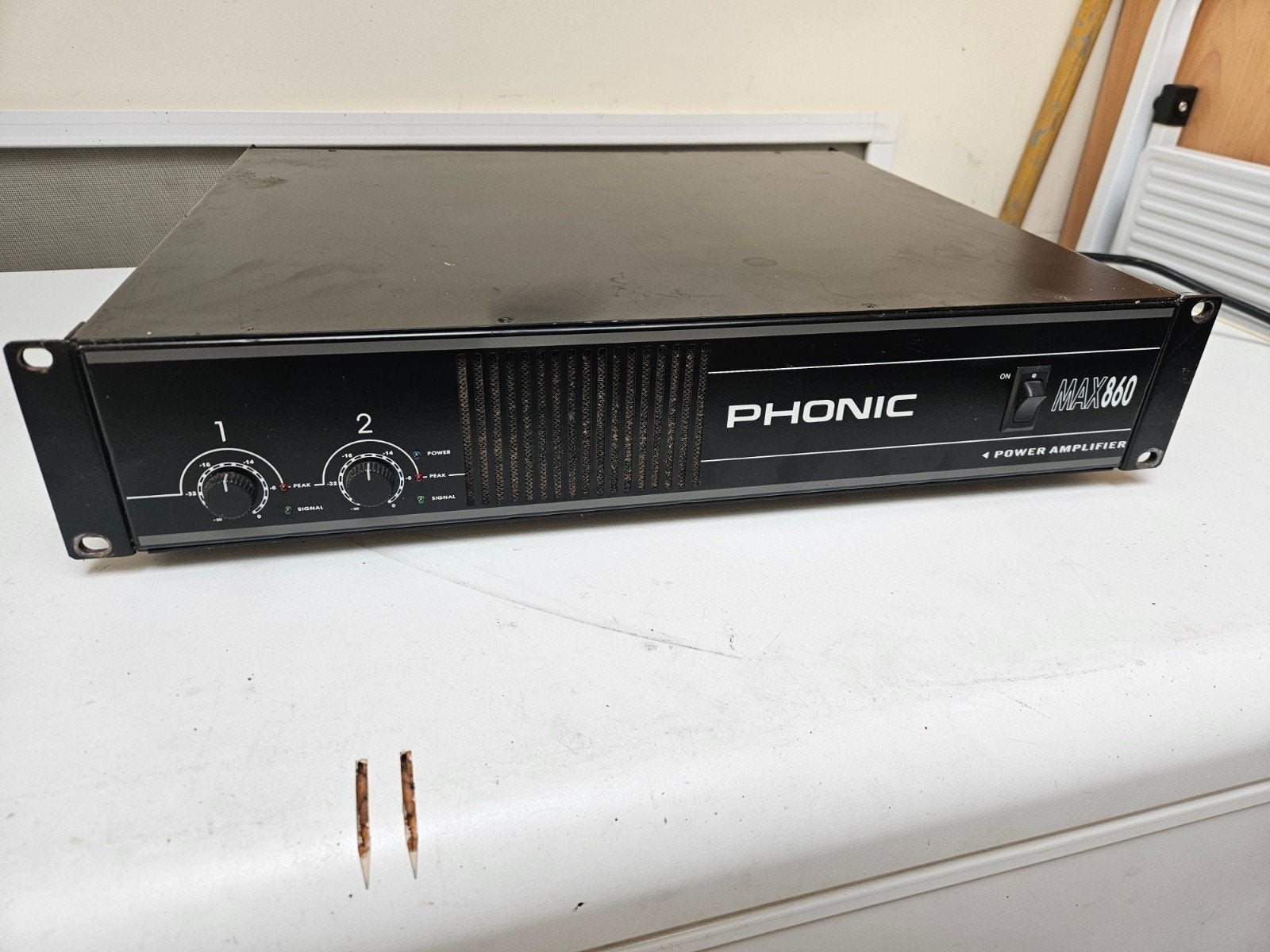 Phonic MAX860 versterker, Audio, Tv en Foto, Ophalen, Gebruikt
