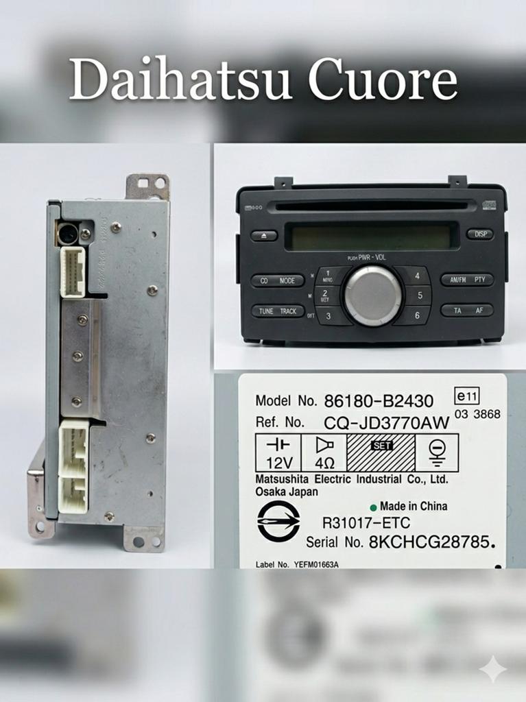 Originele Autoradio CD-speler Daihatsu Cuore (Matsushita), Ophalen of Verzenden
