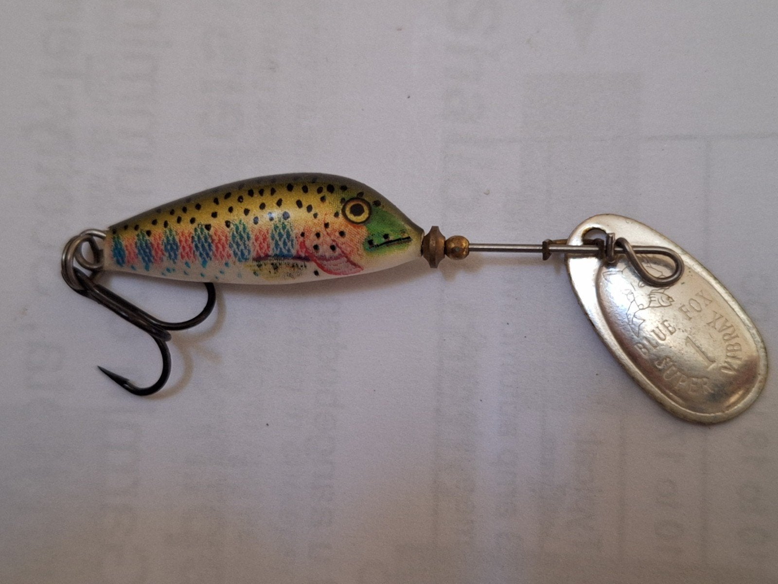 blue fox super vibrax blinker spinnerblade, Ophalen of Verzenden, Zo goed als nieuw, Overige typen