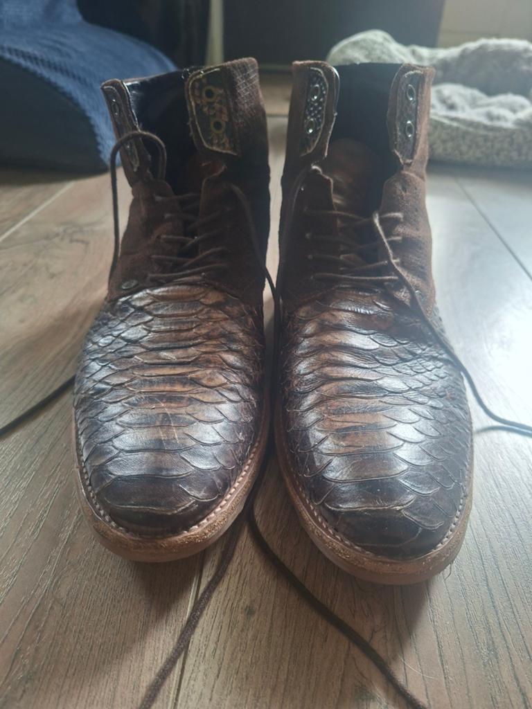 Rehab schoenen rundleer slang stijl - Alessandro, Ophalen of Verzenden