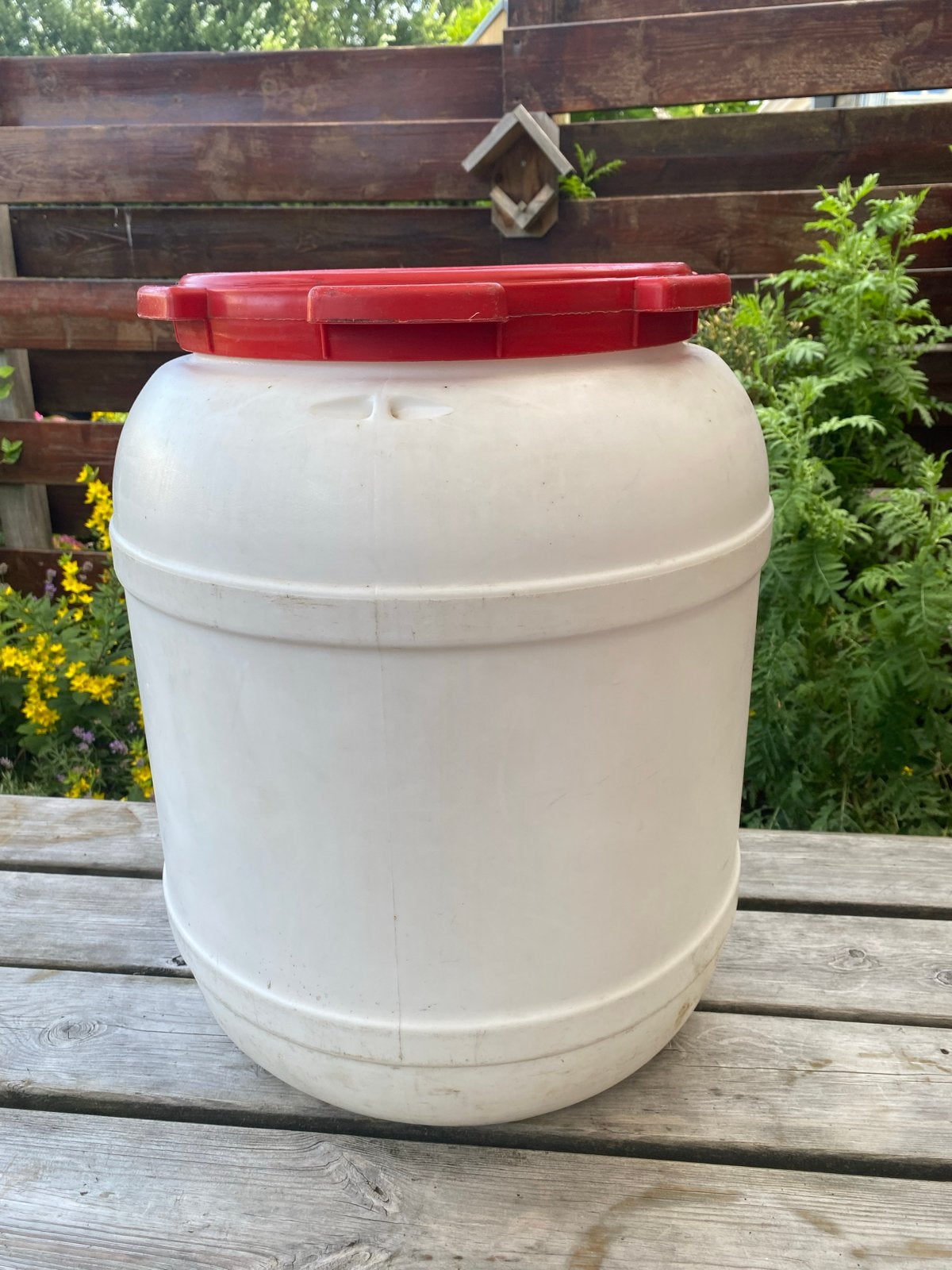 Waterdichte ton, wijdhalsvat, 26 liter, Watersport en Boten, Ophalen of Verzenden, Gebruikt, Overige typen