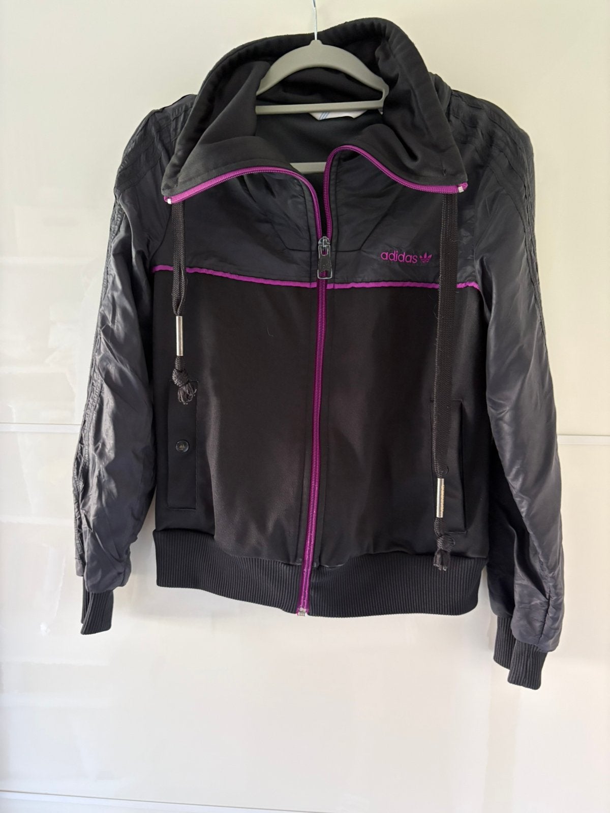 Vintage adidas vest 36, Ophalen of Verzenden, Gedragen, Maat 36 (S), Zwart