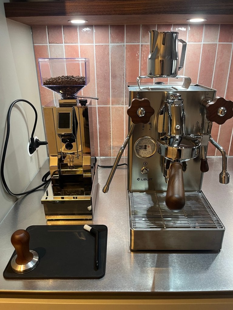 Lelit Mara X (PL62X) + Eureka Mignon Specialita, Witgoed en Apparatuur, Koffiezetapparaten, Zo goed als nieuw, Gemalen koffie