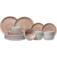 Serviesset 24 delig 6 personen Baltic Peach, Verzenden, Nieuw, Overige stijlen, Aardewerk