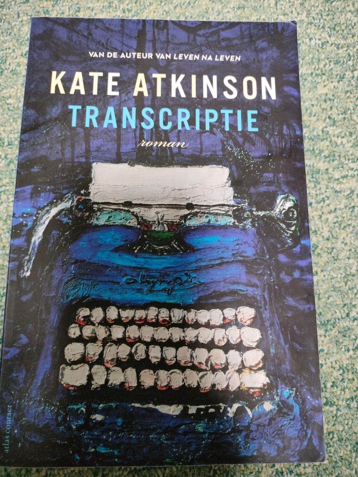Transcriptie van Kate Atkinson nederlands, Ophalen of Verzenden, Zo goed als nieuw