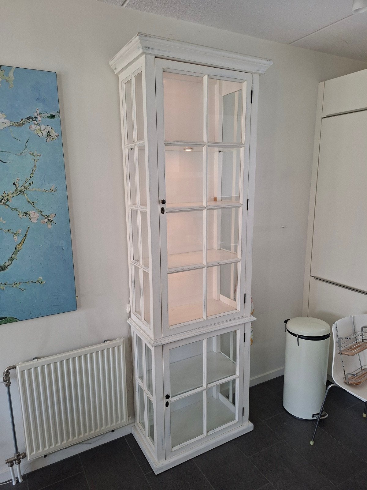 Riviera Maison-achtige buffetkast danwel vitrinekast 2-delig, Huis en Inrichting, Kasten | Buffetkasten, Riviera Maison-achtig