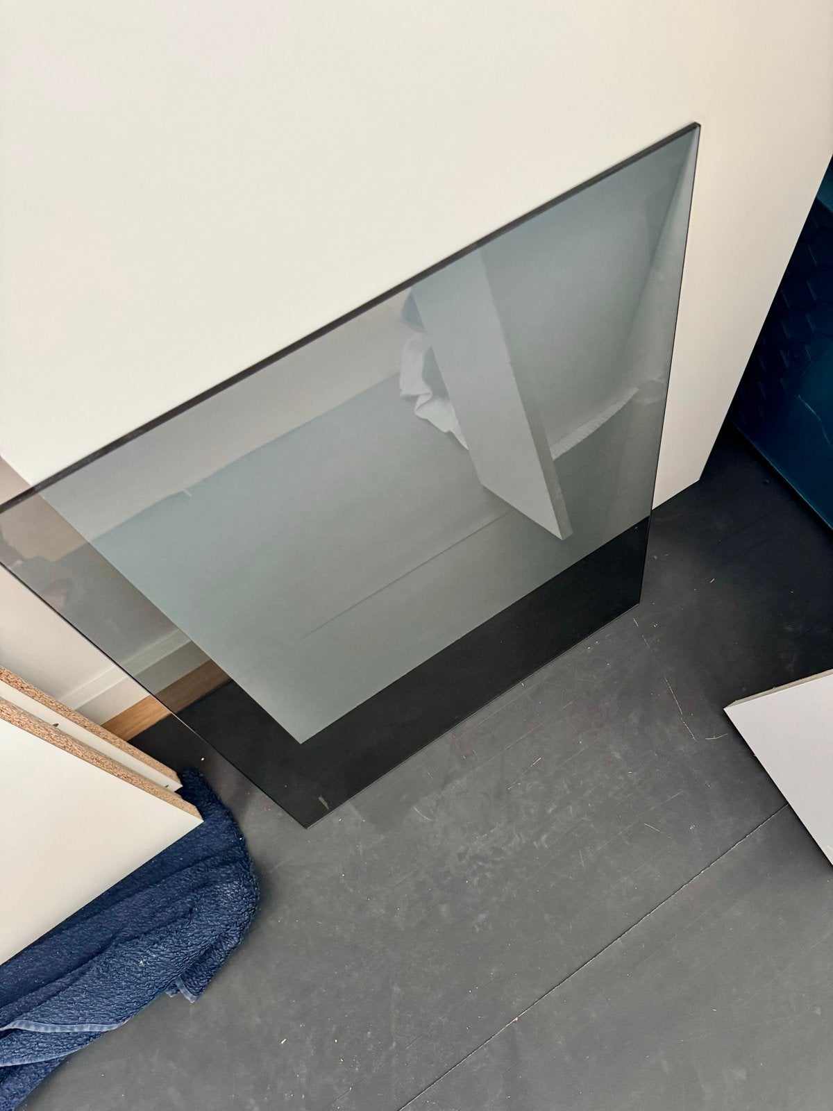 IKEA Getint glasplaat voor smalle PAX kast, Doe-het-zelf en Verbouw, Ophalen, Minder dan 80 cm, 80 tot 120 cm, Zo goed als nieuw