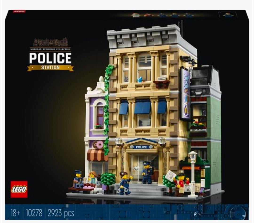 LEGO Police Station 10278 - Compleet met boekje en doos, Kinderen en Baby's, Speelgoed | Bouwstenen, Ophalen of Verzenden