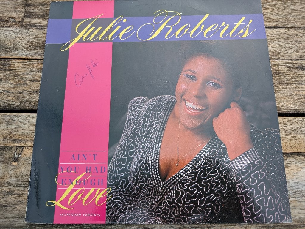 Maxi single - Julie Roberts - Ain't you had enough love?, Ophalen of Verzenden, Zo goed als nieuw, R&B en Soul
