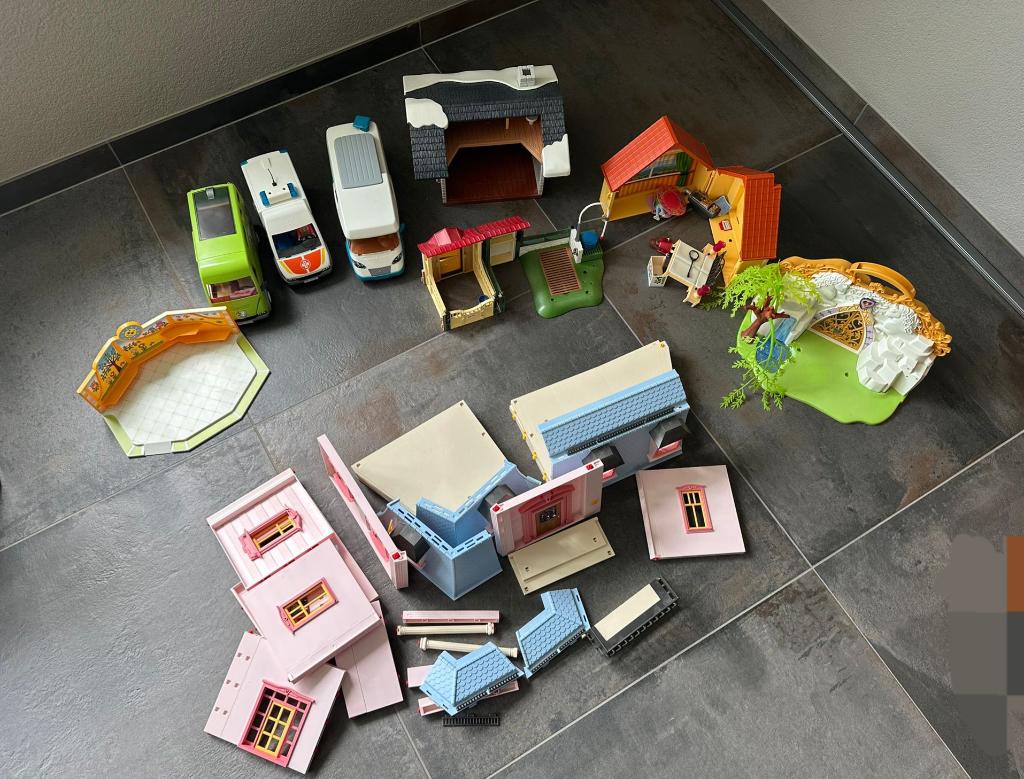 Grote partij Playmobil incl. opbergkist – alles in één koop, Ophalen, Gebruikt