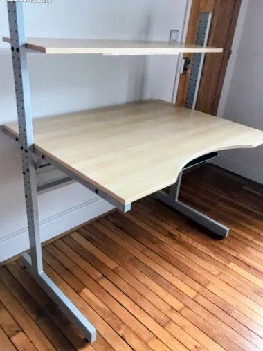 Ikea Jerker, Ophalen, In hoogte verstelbaar, Metaal, Zo goed als nieuw