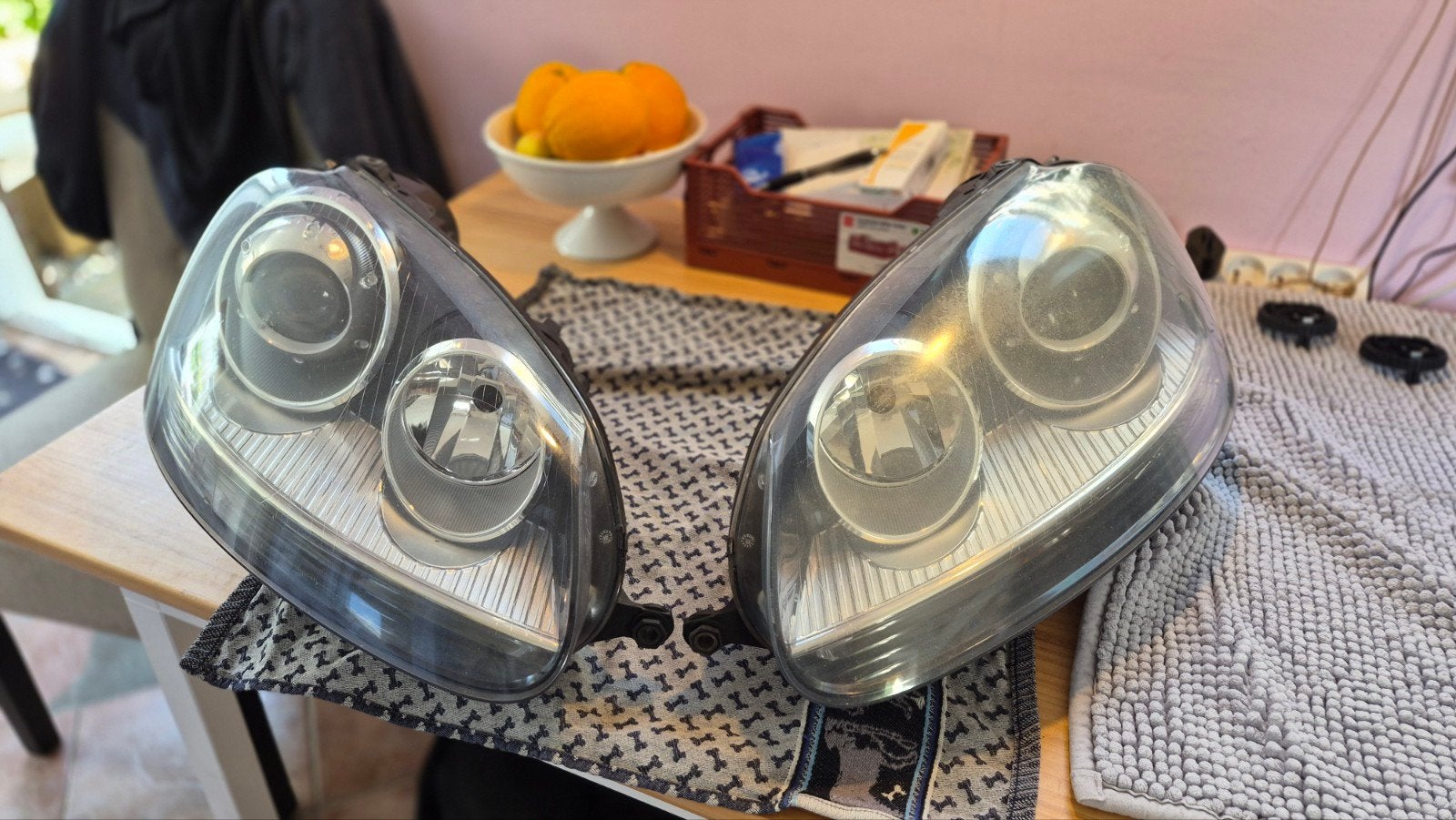 Golf 5 gti originele Xenon koplampen., Auto-onderdelen, Verlichting, Ophalen of Verzenden